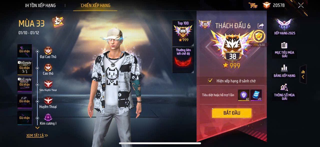 Cày Rank Tử Chiến Xếp Hạng